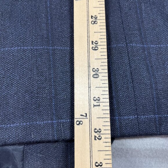 Ermenegildo Zegna Blazer Mens 52 Large Windowpane 100% Cashmere Italy Jacket - Picture 12 of 14